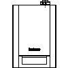 Buderus - KOCIOŁ GRZEWCZY Buderus Logamax plus GB172 T50 + LPG - Widok z przodu 