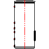 Buderus - Podgrzewacz pojemn. c.w.u.  SU160/5W - Widok z lewej 