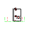 Buderus - Palnik gazowy  Buderus Logano plus GB402-320, gaz z. Lw - Widok z tyłu 