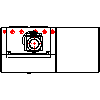 Buderus - Logamax plus GB192-25 iT40SW H - widok z góry (dxf) 